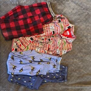 Boys Pajama Pants & Star Wars Pajama Set Size: (8-10 & 10-12)